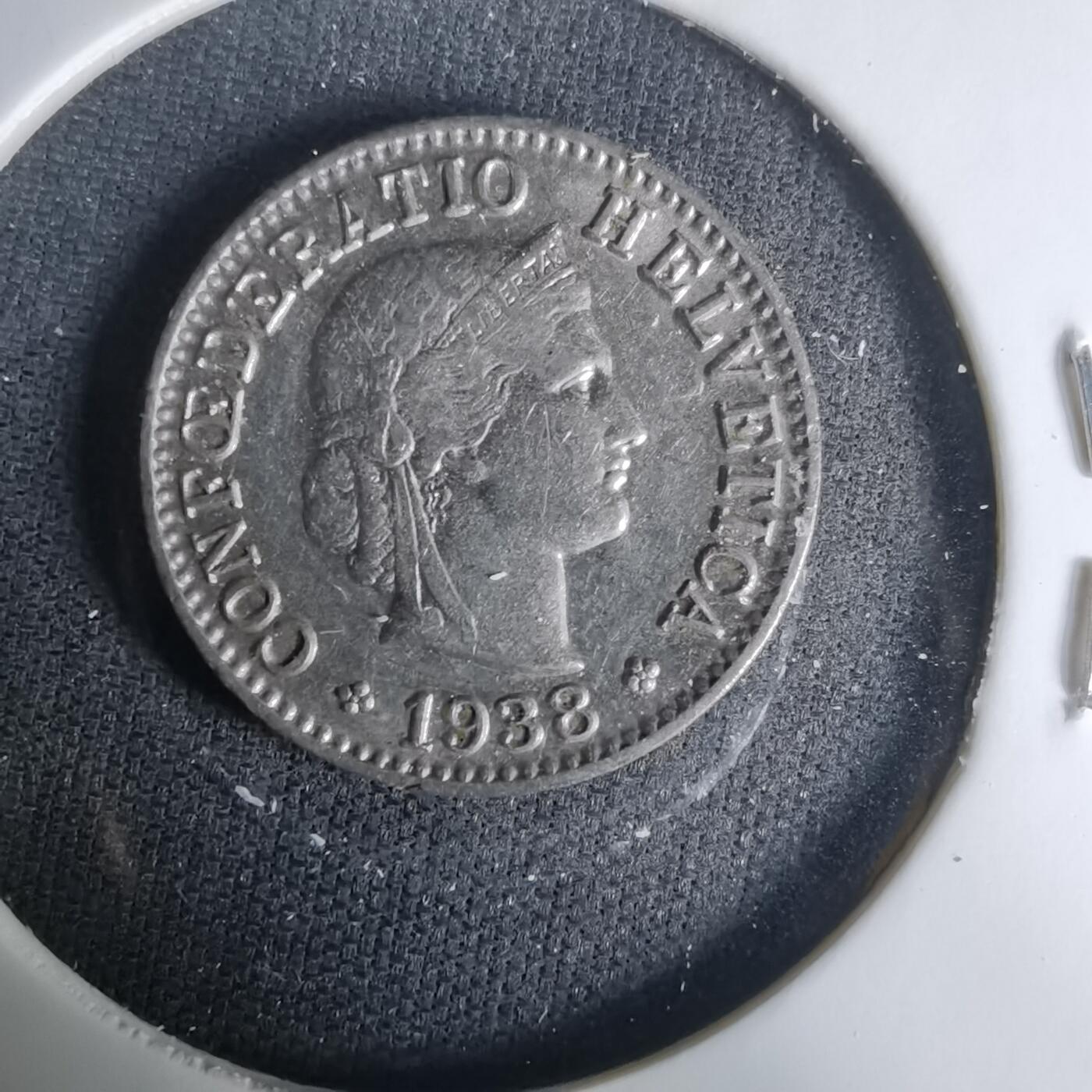 沼泽如烟--第1035场 瑞士1938年五分