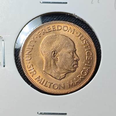 KK钱币收藏小铺  第409期 2月预留时间 周末发货 -  塞拉利昂1分铜币