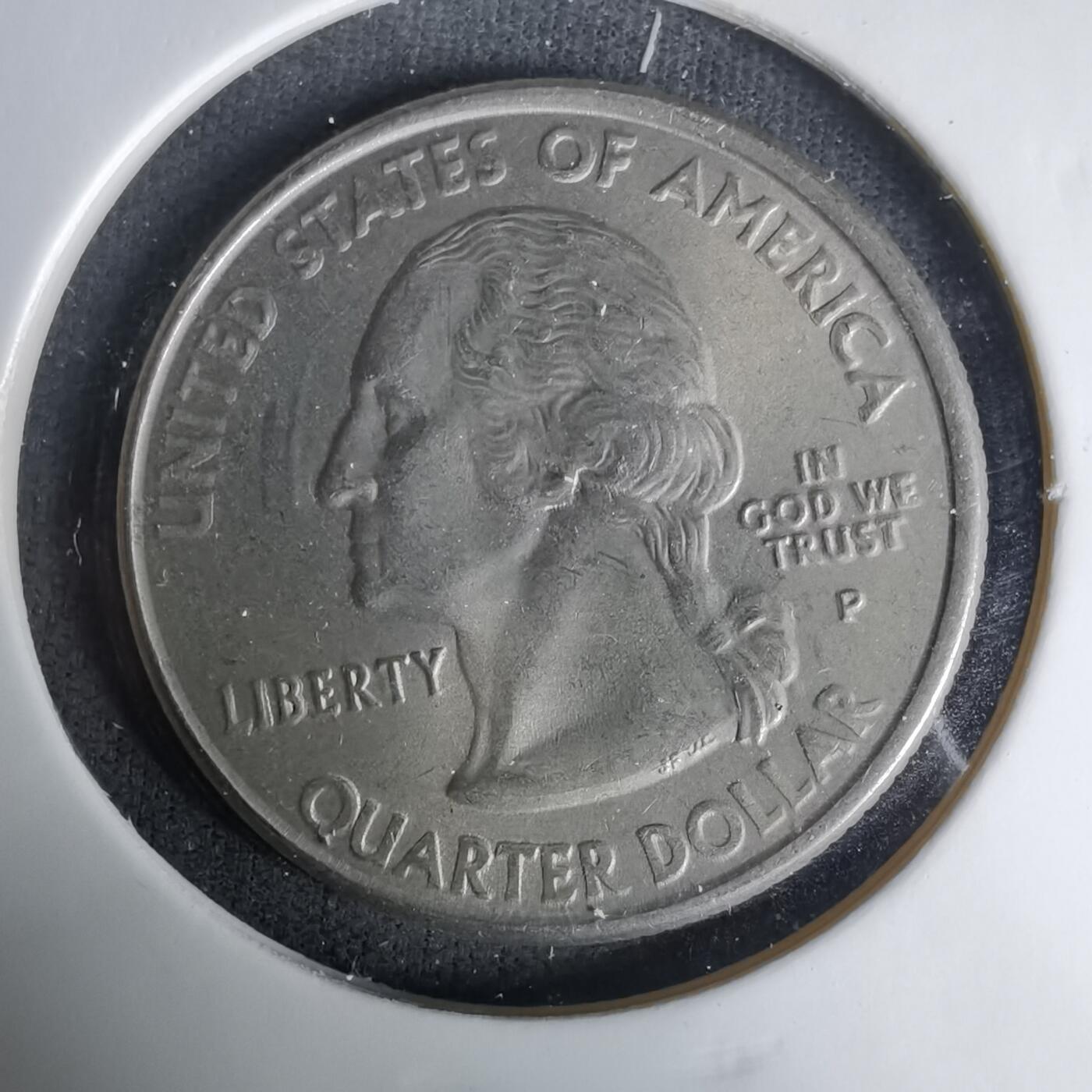 沼泽如烟--第1035场 美国2000年25分纪念币