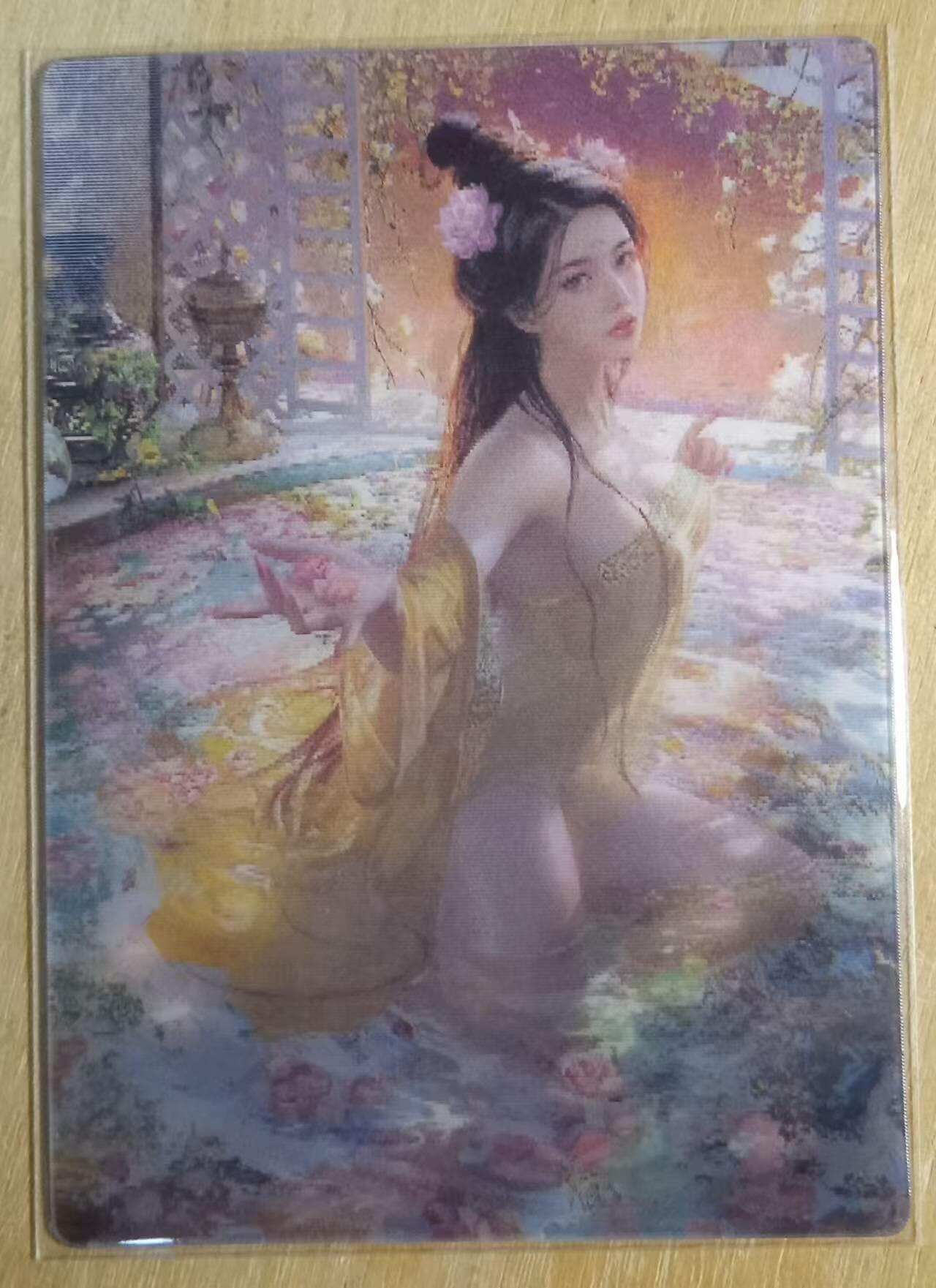 龙虎卡牌-八零场，奇点炸场！！（满200元包邮，无佣金，每周六结拍，欢迎送拍） 光栅变换卡 出水芙蓉