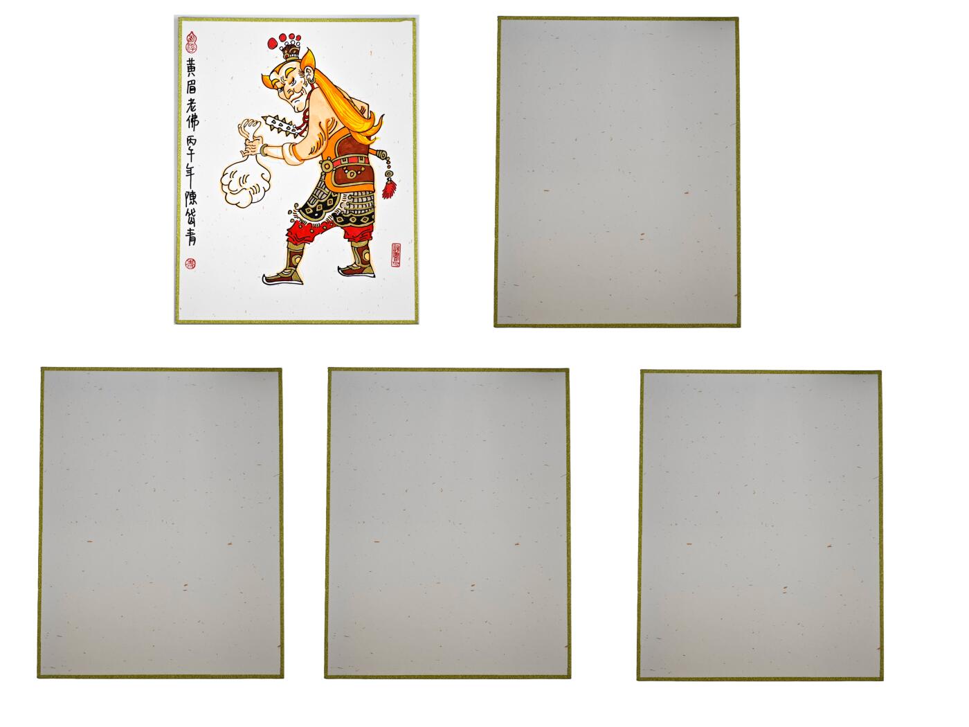 白泽拍卖卡牌手绘专场第34期（花朝去了又春分 草如茵 柳烟新）