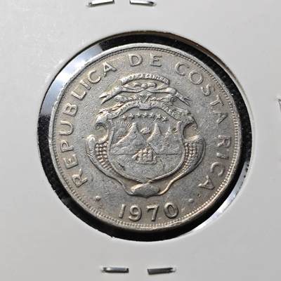 KK钱币收藏小铺  第409期 2月预留时间 周末发货 -  1970哥斯达黎加50分