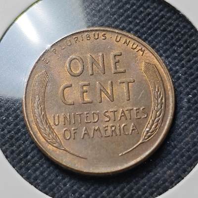 KK钱币收藏小铺  第409期 2月预留时间 周末发货 -  1951美国麦穗一分铜币好品