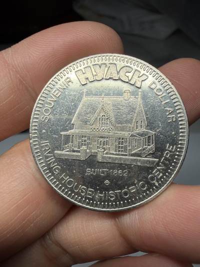 2026年集古藏今外币拍卖第三期-第9场—（总第319拍），可以寄存60天，满160元包邮。 -  加拿大新威斯敏斯特Hyack纪念代用币，直径33毫米