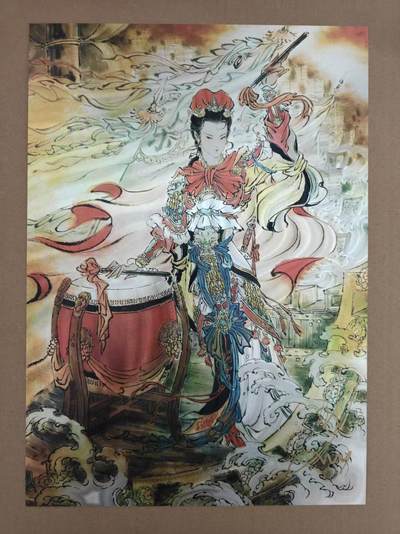 NO.28 好又多金牌大场，每周一站式配齐，方便凑单！（周6晚9点截拍，卖家送拍0抽成！） - 【2/6编亲签】焱卡 问道东方 四大巾帼 彫仙亲签 梁红玉 A4粗闪大卡 