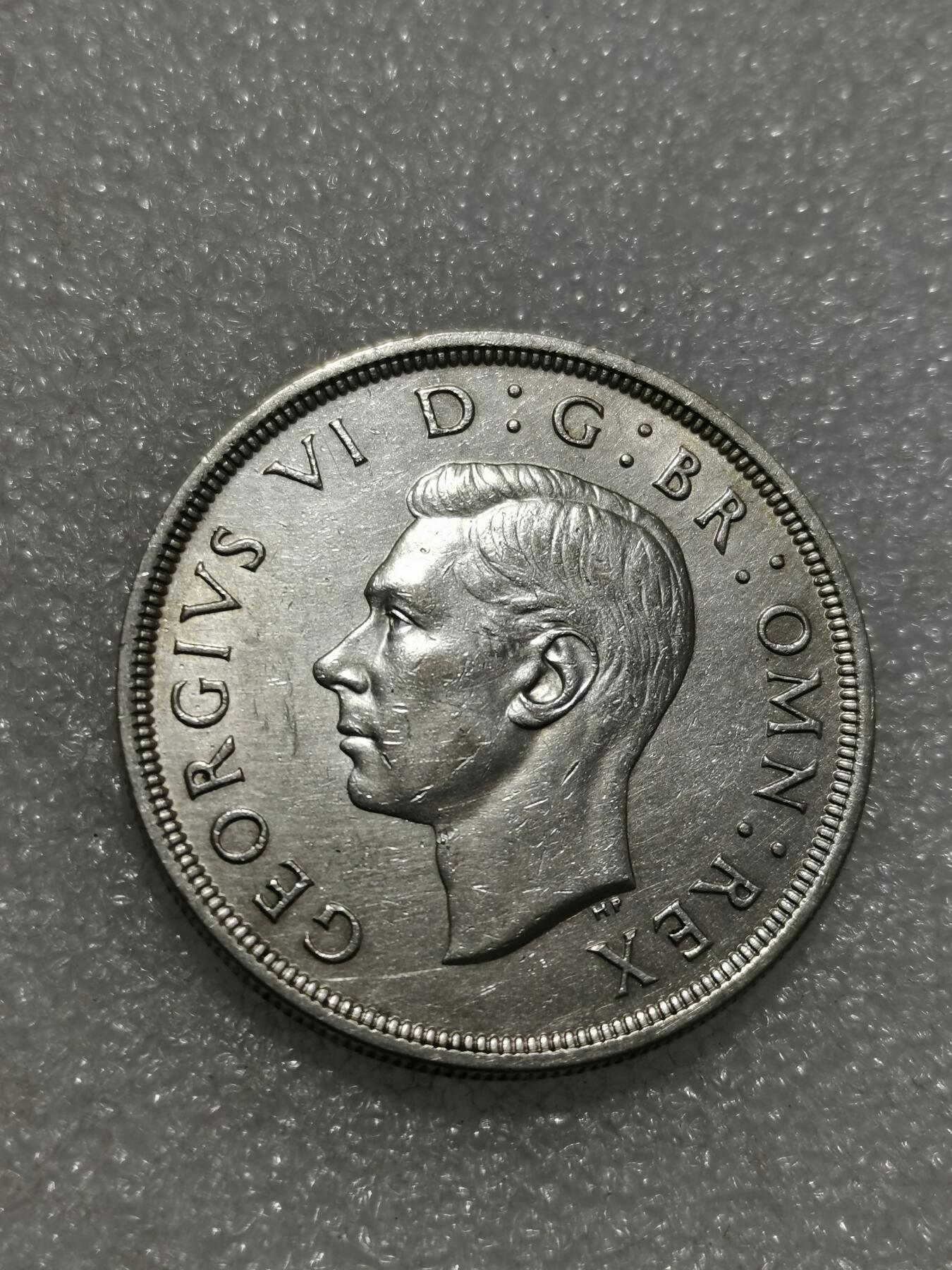 天下钱庄专场欢迎参拍 英国乔治六世登基克朗银币