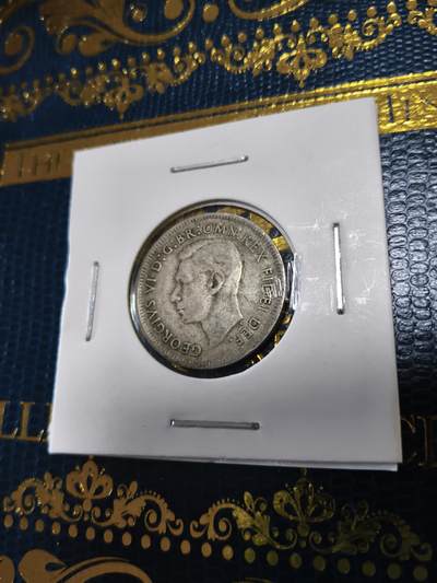 长老汇马年精选第十三场拍卖 - 1952澳大利亚乔治六世绵羊1先令银币，5.65克500银