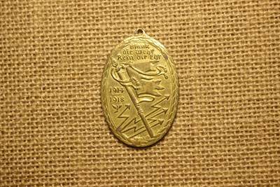 2026.4.2德系小拍卖 - 德军一战纪念，裸章，基夫霍伊泽老兵协会颁发，铜质  