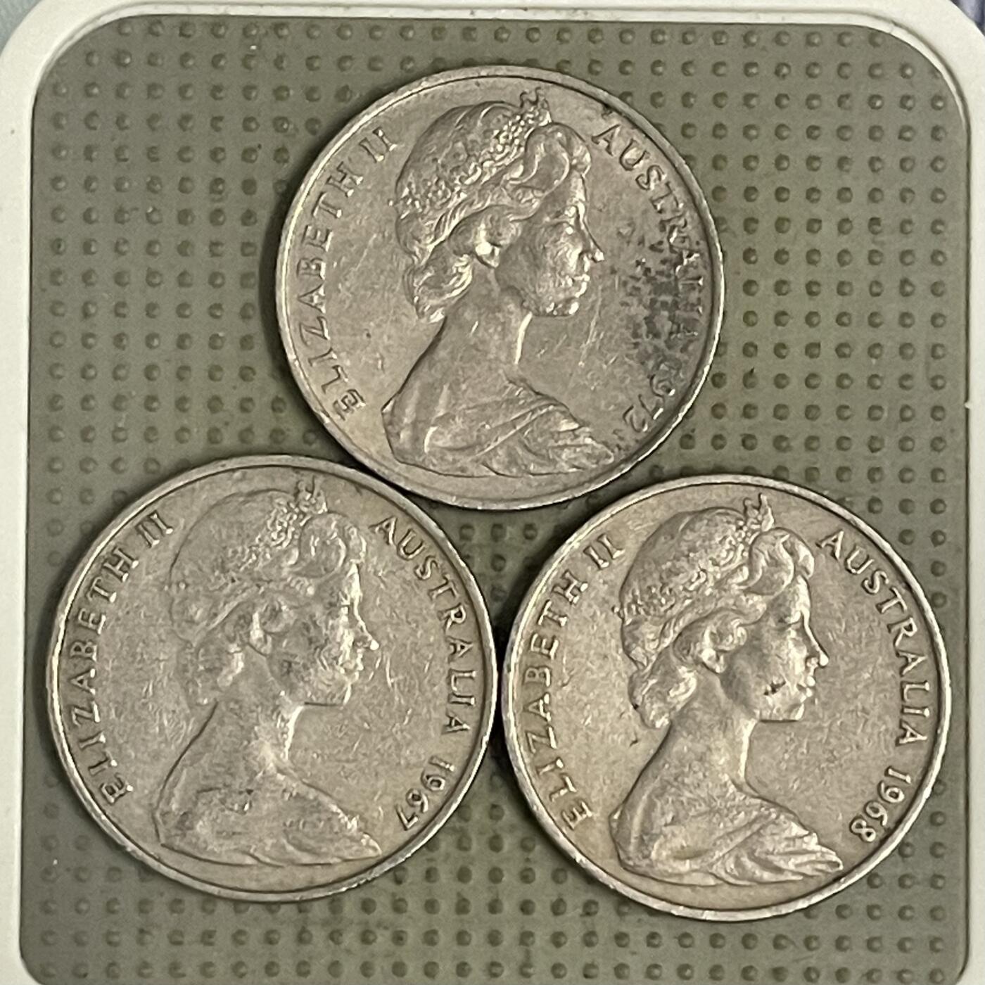 2026年第39场各国散币拍卖（总第189场） 澳大利亚20分3枚