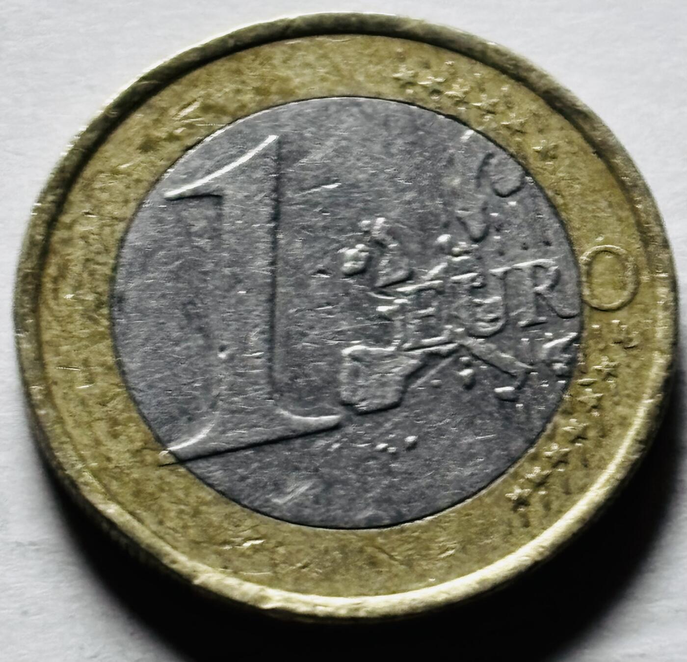 文馨钱币收藏第 298 场，长期接代拍业务 2002 年德国 1 欧元