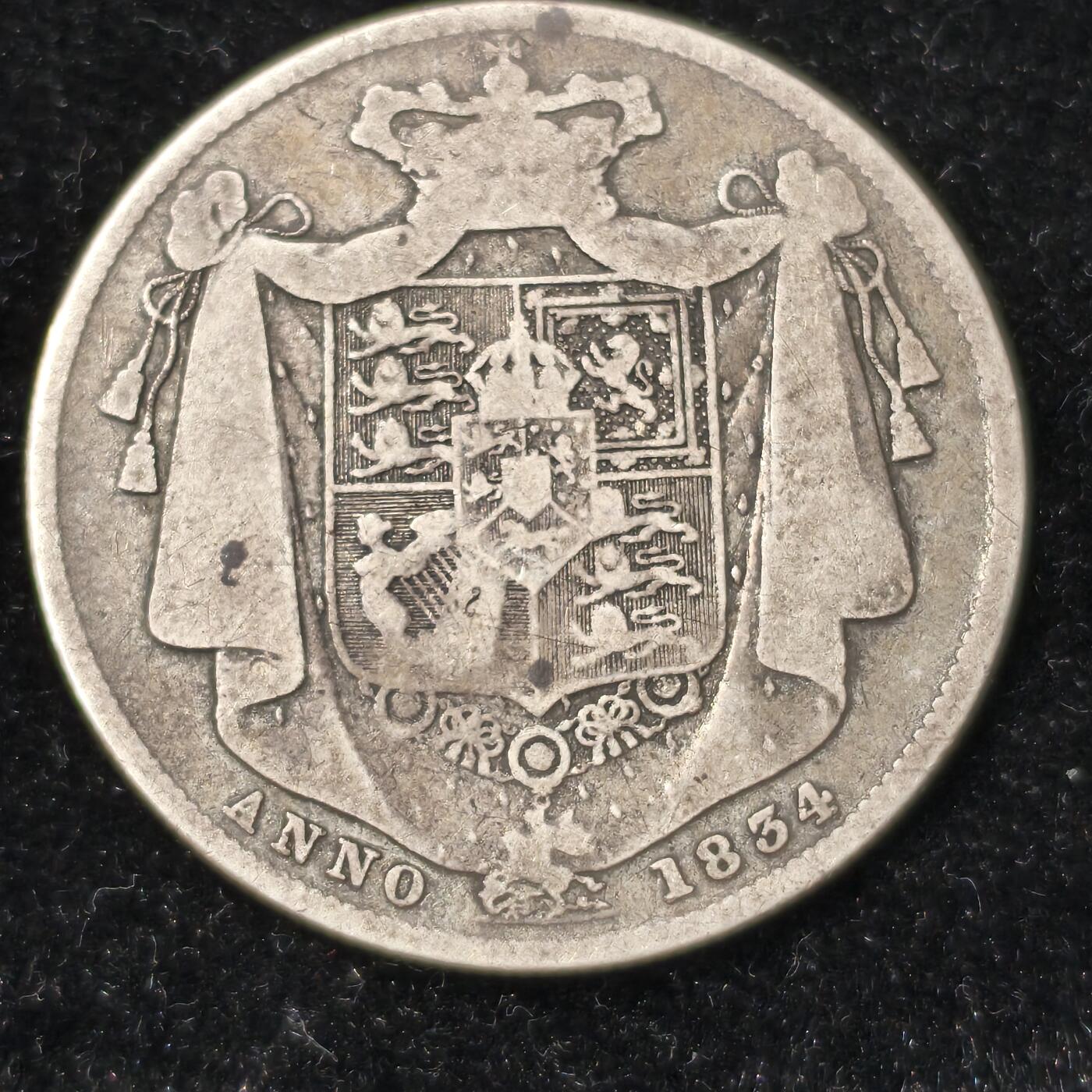 Krab外币市集Vol.28 英国威廉四世1834年1/2克朗