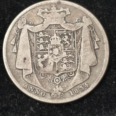 Krab外币市集Vol.28 - 英国威廉四世1834年1/2克朗