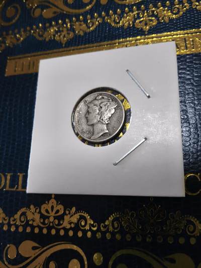 长老汇马年精选第十三场拍卖 - 1942美国小飞侠10分银币，2.5克900银