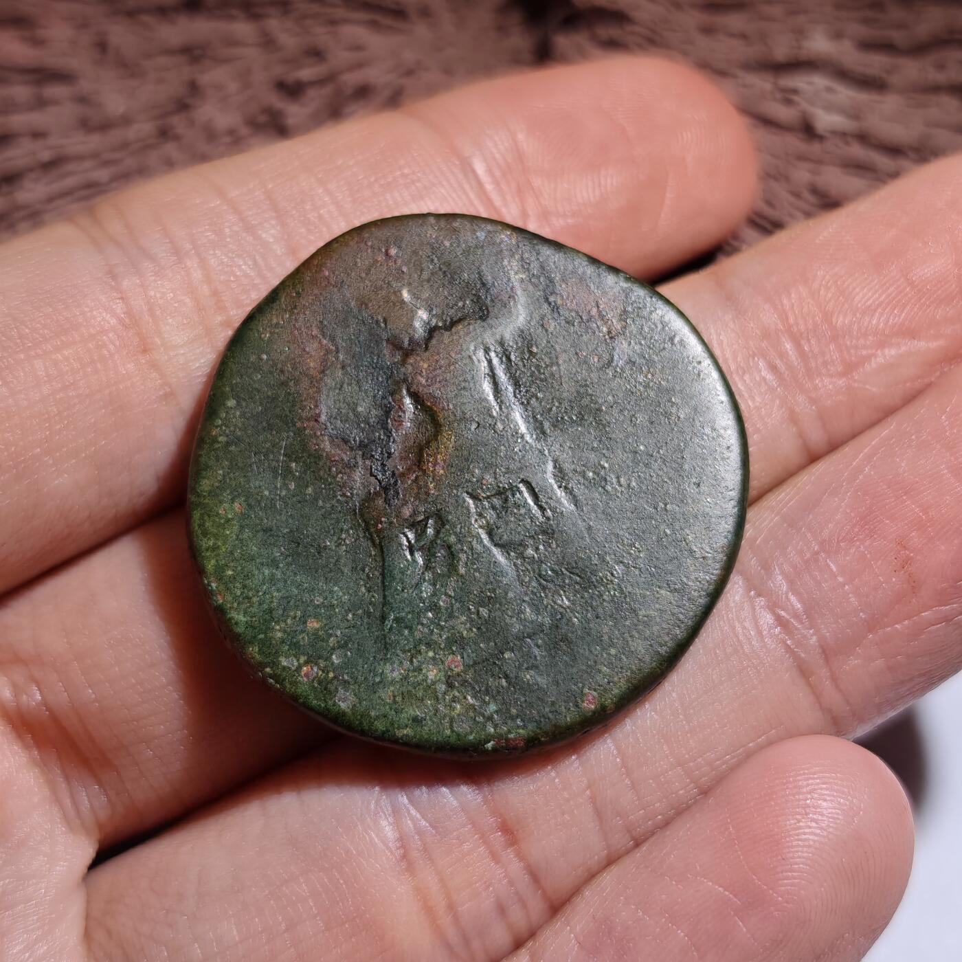 大象古币古希腊古罗马钱币专场首次拍卖1 古罗马帝国五贤帝哈德良皇帝赛斯特提大铜币手感好厚重