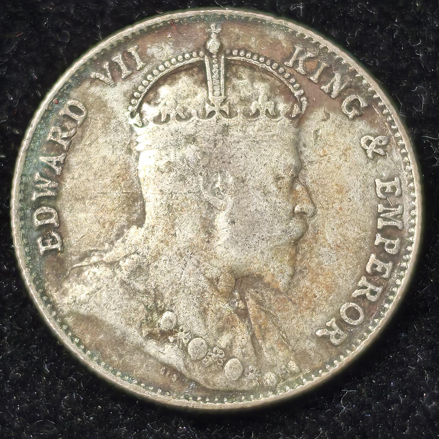 Krab外币市集Vol.28 英属海峡1910年爱德华七世20分