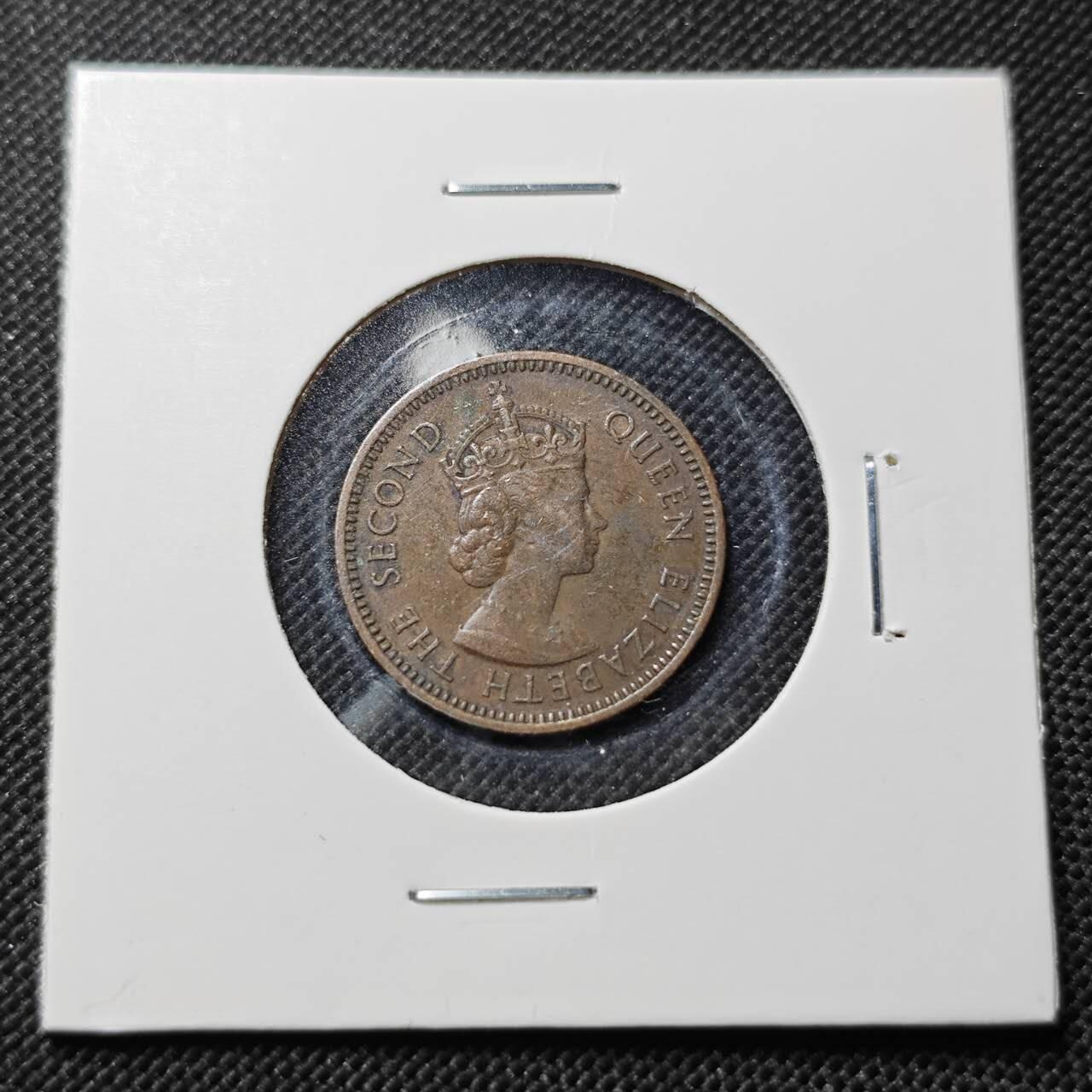 KK钱币收藏小铺  第409期 2月预留时间 周末发货  英属塞浦路斯3米尔铜币