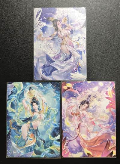 天玑星卡拍第182期《3.30周一截拍》持续收拍收评中 满赠卡需备注 - 焱卡文化 解语花 Julian玲 三霄娘娘 幻彩普卡 三张