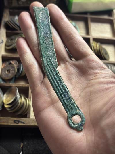 文馨钱币收藏第 298 场，长期接代拍业务 - 先秦燕明刀，直径 139mm×16×1.5 毫米