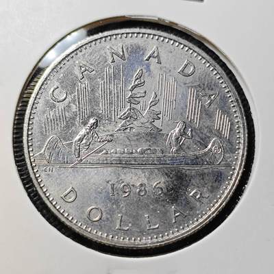 KK钱币收藏小铺  第409期 2月预留时间 周末发货 -  1986加拿大1元