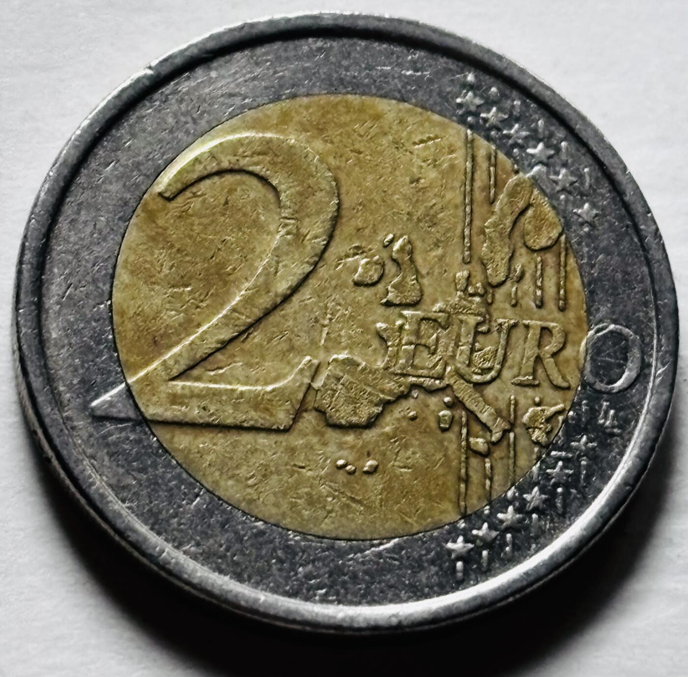 文馨钱币收藏第 298 场，长期接代拍业务 2001 年芬兰 2 欧元