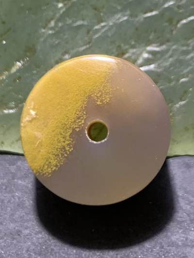 冻料飘鸡油黄蒙料战国红玛通货墩子一个， - 冻料飘鸡油黄蒙料战国红玛通货墩子一个，