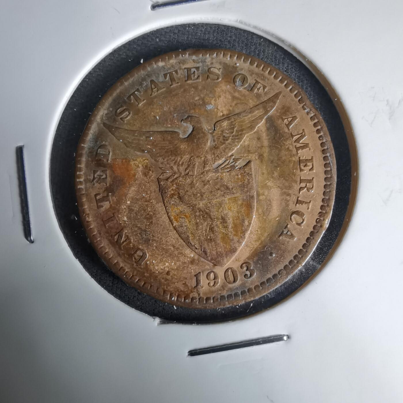 沼泽如烟--第1035场 菲律宾1903年一分