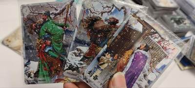 秋原瞳的小店第三十九期（老家的风，每次回去都能心灵得到治愈，吹起曾经童年那个最美好的回忆） - 卡游三国白玉王——三顾茅庐，一套齐原膜