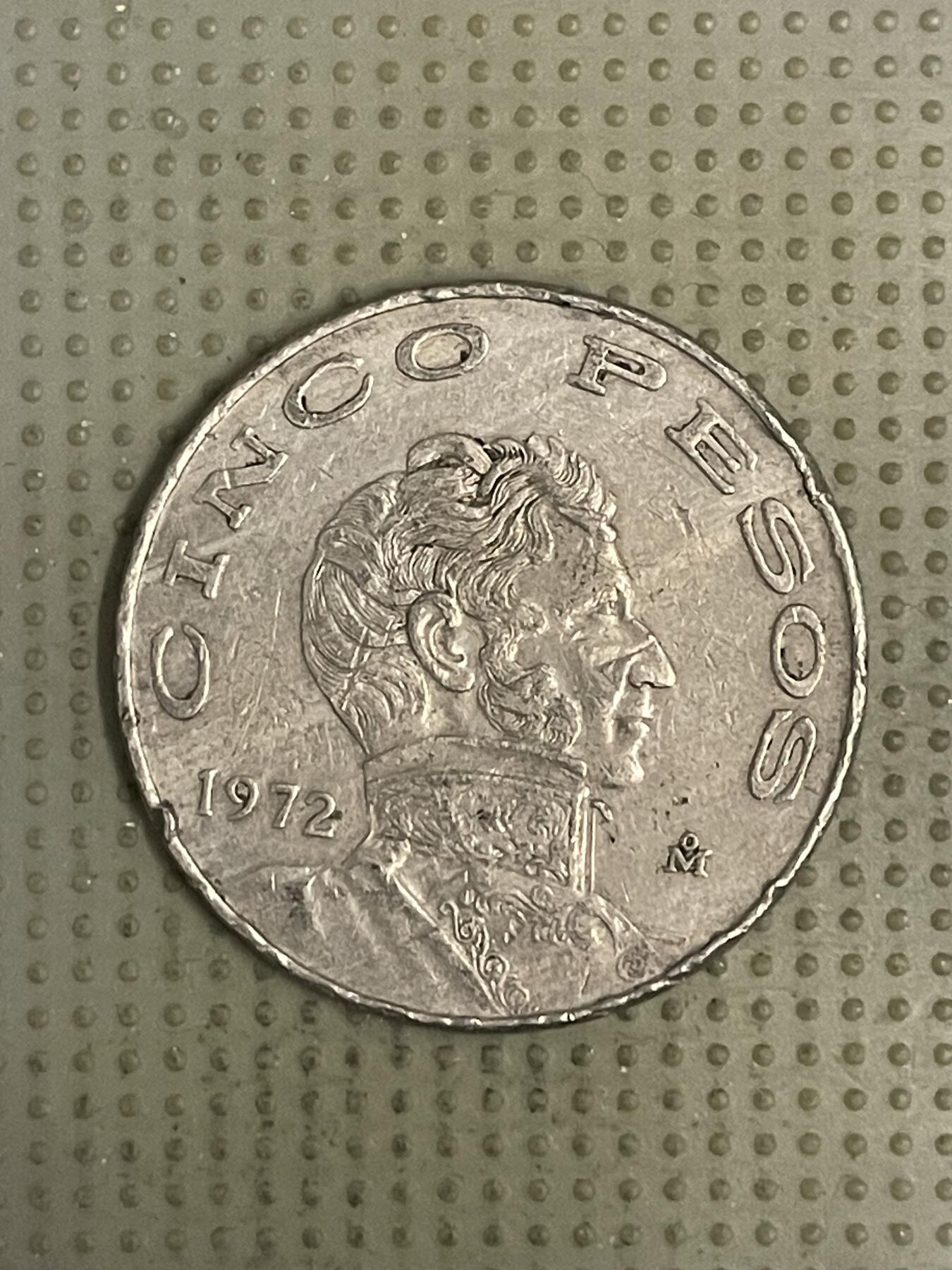 2026年第39场各国散币拍卖（总第189场） 墨西哥1972年5比索