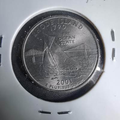 沼泽如烟--第1035场 - 美国2001年25分纪念币