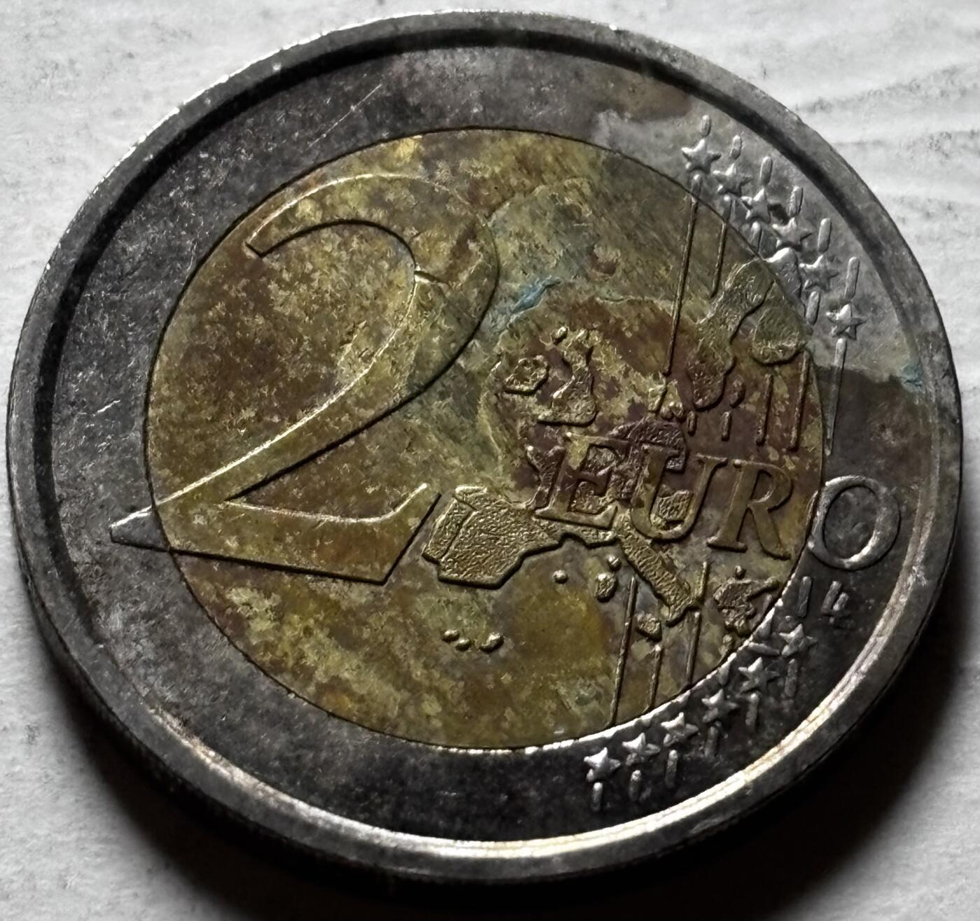 文馨钱币收藏第 298 场，长期接代拍业务 少见 2006 年意大利都灵冬奥会滑雪纪念币 2 欧元