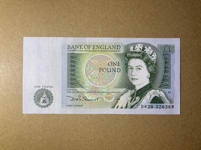 《艾美收藏》第238期-3.29周日外币畅拍场 - 英格兰1镑 UNC D序列 无47尾8