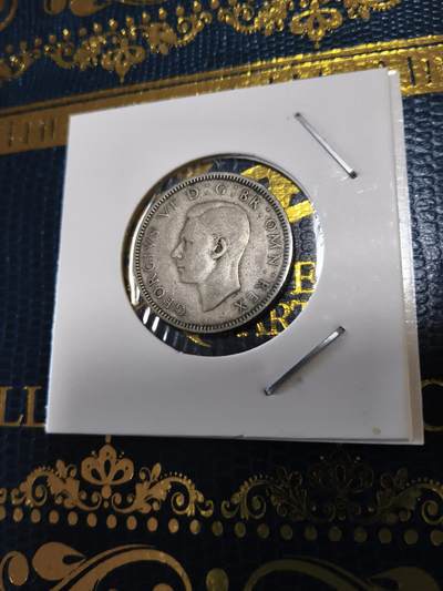 长老汇马年精选第十三场拍卖 - 1942英国乔治六世1先令银币，5.66克500银