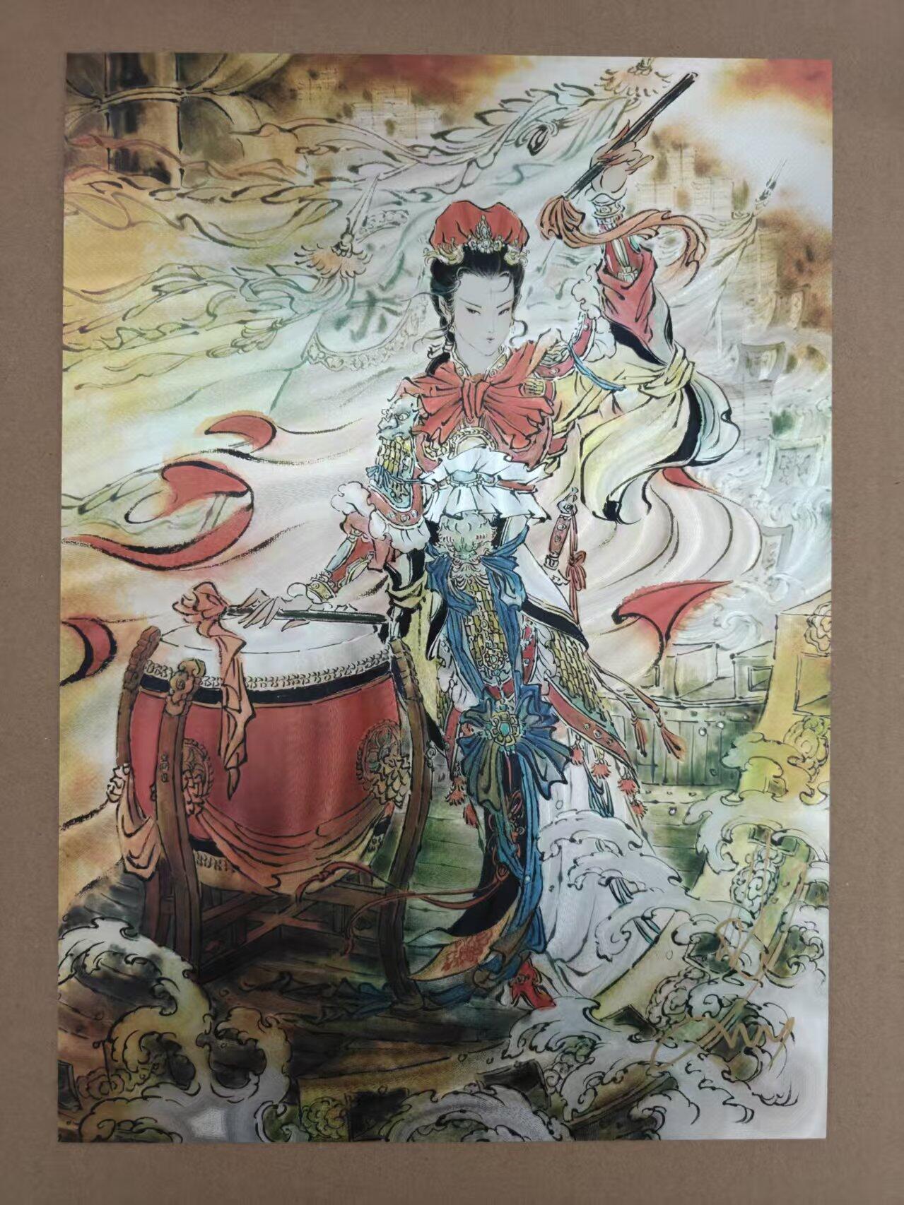 NO.28 好又多金牌大场，每周一站式配齐，方便凑单！（周6晚9点截拍，卖家送拍0抽成！） 【2/6编亲签】焱卡 问道东方 四大巾帼 彫仙亲签 梁红玉 A4粗闪大卡 