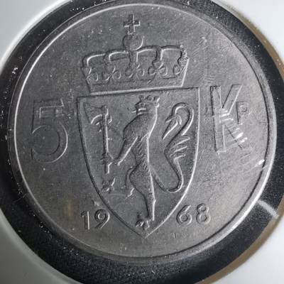 沼泽如烟--第1035场 - 挪威1968年5克朗