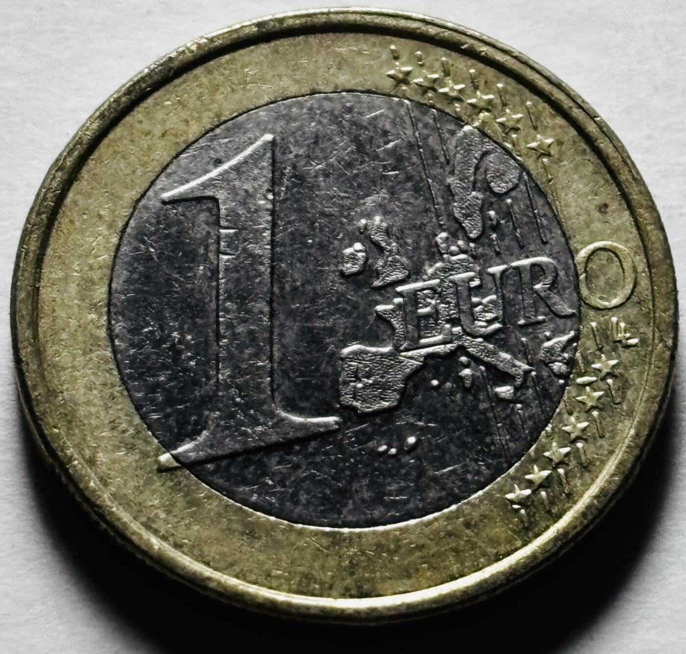 文馨钱币收藏第 298 场，长期接代拍业务 2001 年荷兰 1 欧元 第一版