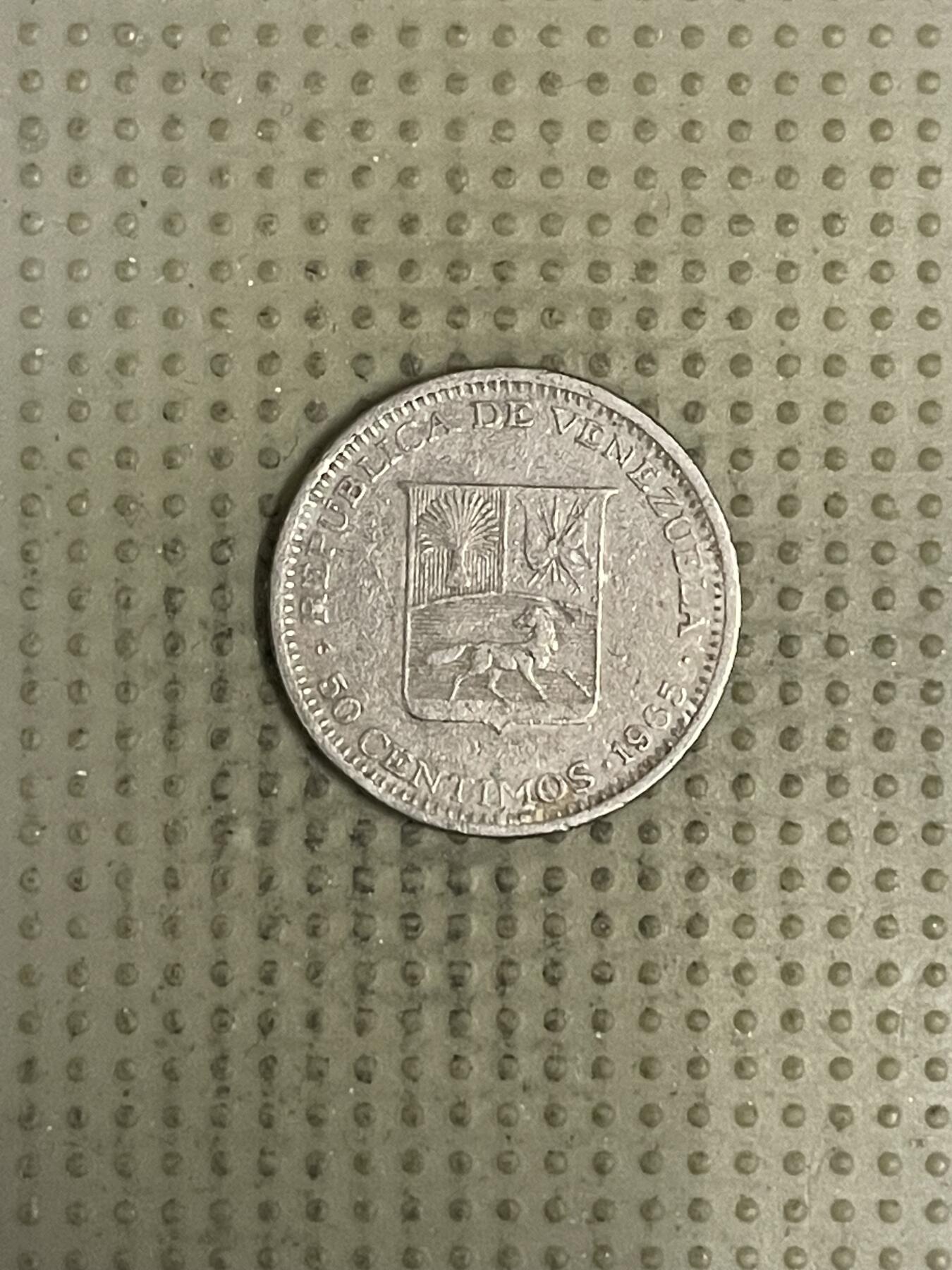 2026年第39场各国散币拍卖（总第189场） 委内瑞拉1965年50分