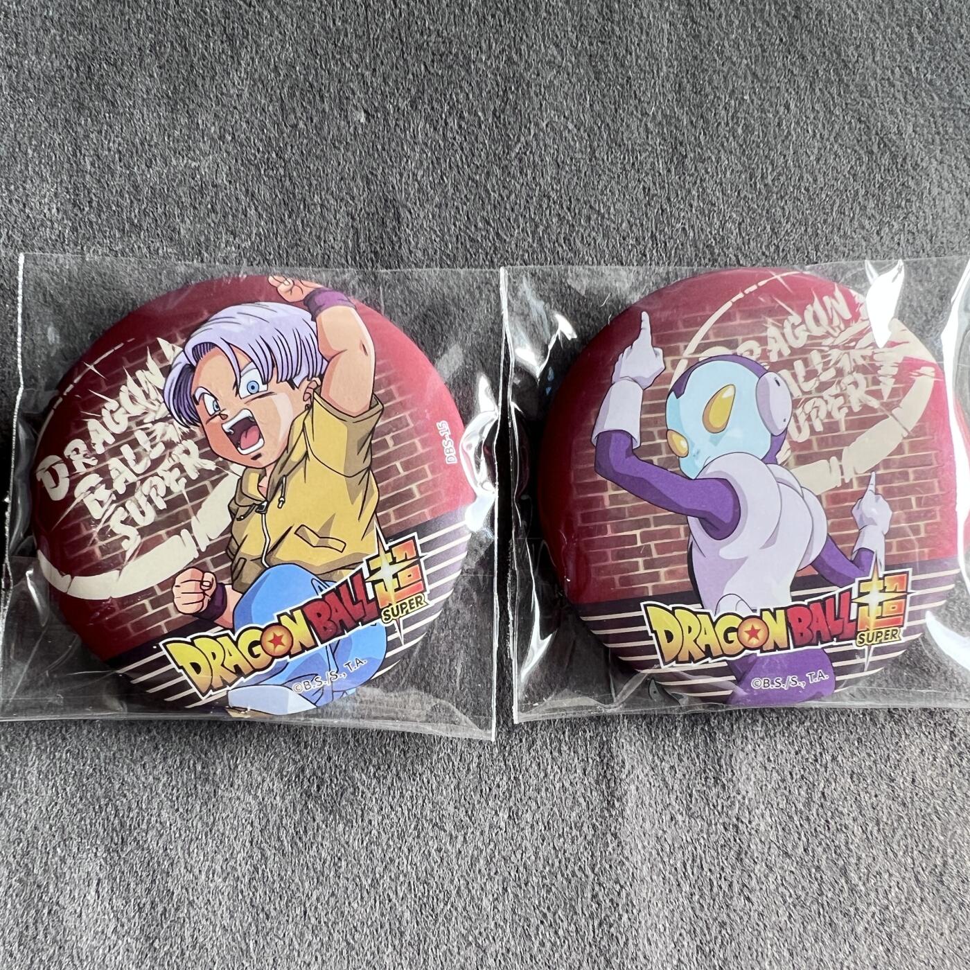 锦色铺子的潮玩第九期 🌸🌸🌸无佣金🌸 🌸🌸   卡游 龙珠超马口铁徽章系列  2枚