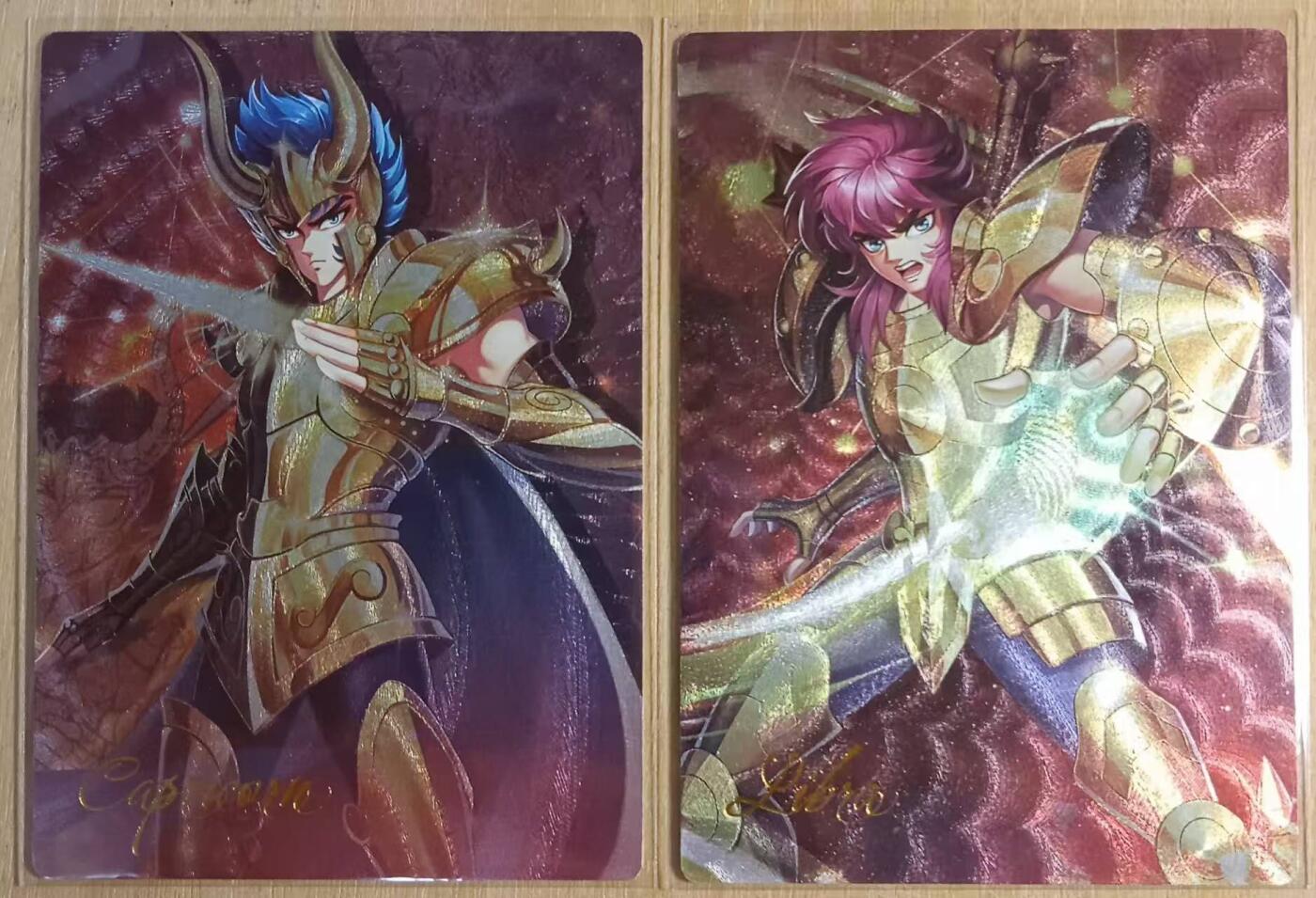 龙虎卡牌-八零场，奇点炸场！！（满200元包邮，无佣金，每周六结拍，欢迎送拍） 粗闪2张 圣斗士卡牌 黄金圣斗士