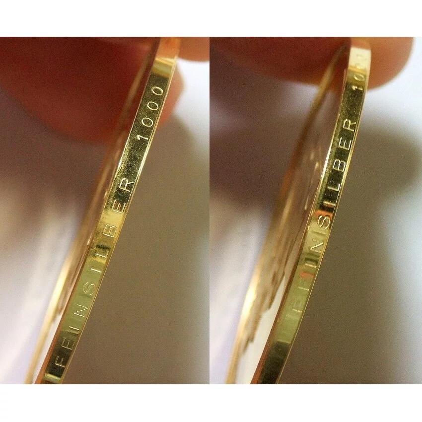 【银】德国齐柏林和LZ1飞艇 高浮雕精制大镀金银章 40MM 20克