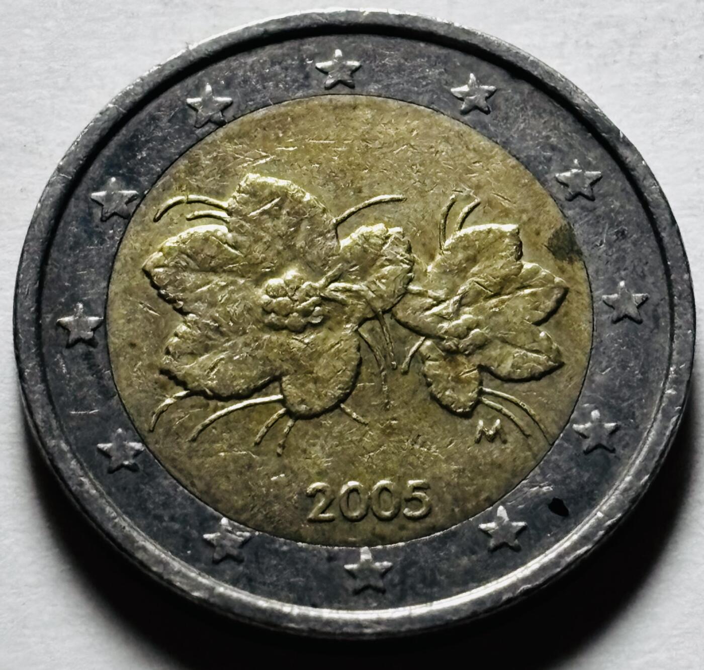 文馨钱币收藏第 298 场，长期接代拍业务 2005 年芬兰 2 欧元 第一版