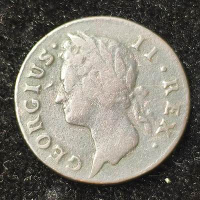 Krab外币市集Vol.28 - 爱尔兰1744年1/4便士