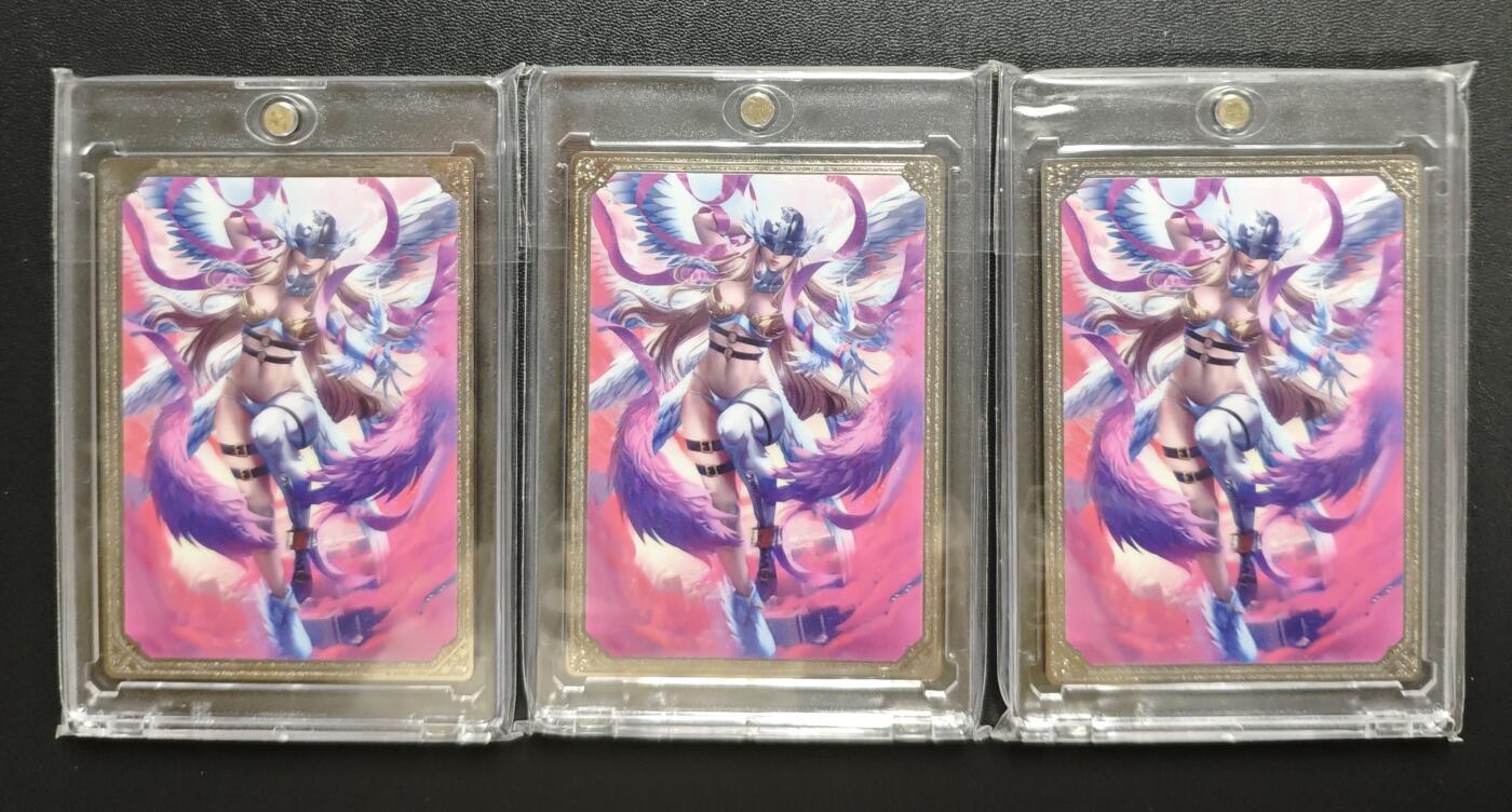 天玑星卡拍第182期《3.30周一截拍》持续收拍收评中 满赠卡需备注 白花卡牌 天女兽 012 104 024 金属卡 三张