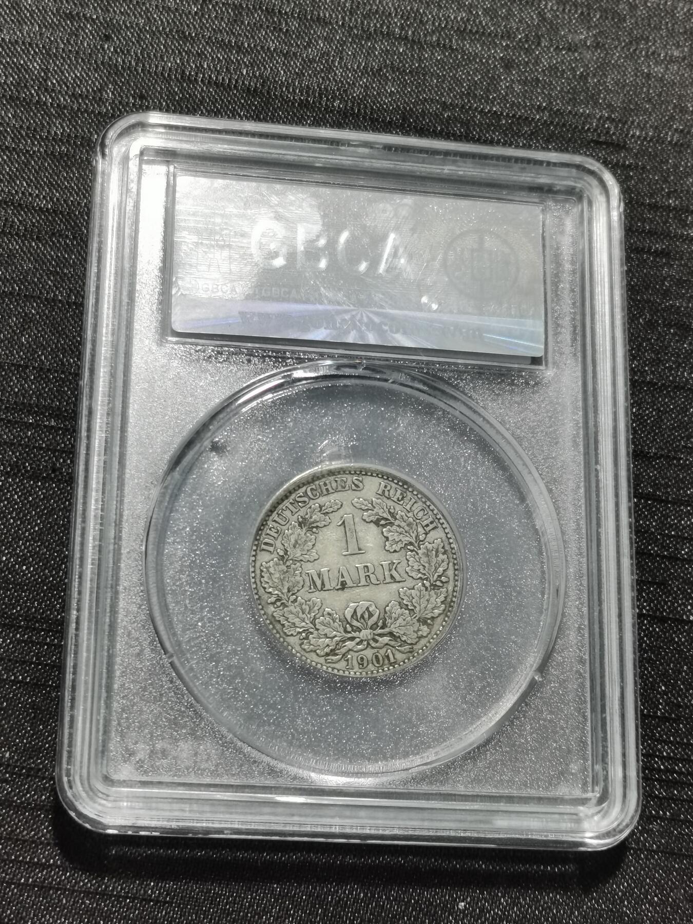 天下钱庄专场欢迎参拍 德国1马克银币