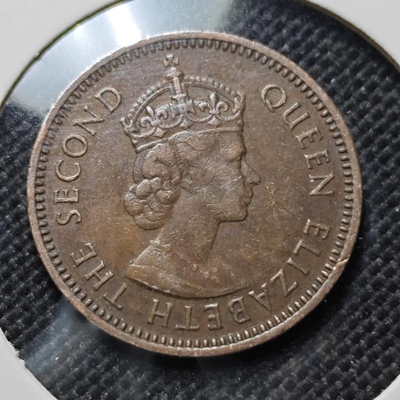 KK钱币收藏小铺  第409期 2月预留时间 周末发货  英属塞浦路斯3米尔铜币