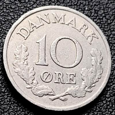 泉币菌-第216场-拍品多 请提前出价 - 1961年 丹麦10欧尔镍币