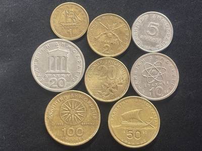 邮泉阁邮票限时拍卖第四十四场 （邮票在国外，请付邮费6元） - 希腊8枚