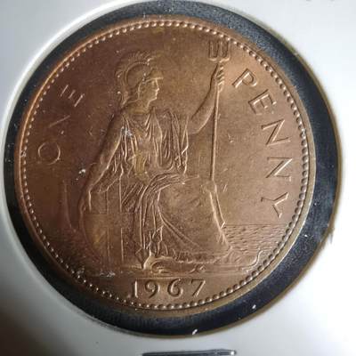 沼泽如烟--第1035场 - 英国1967年1便士