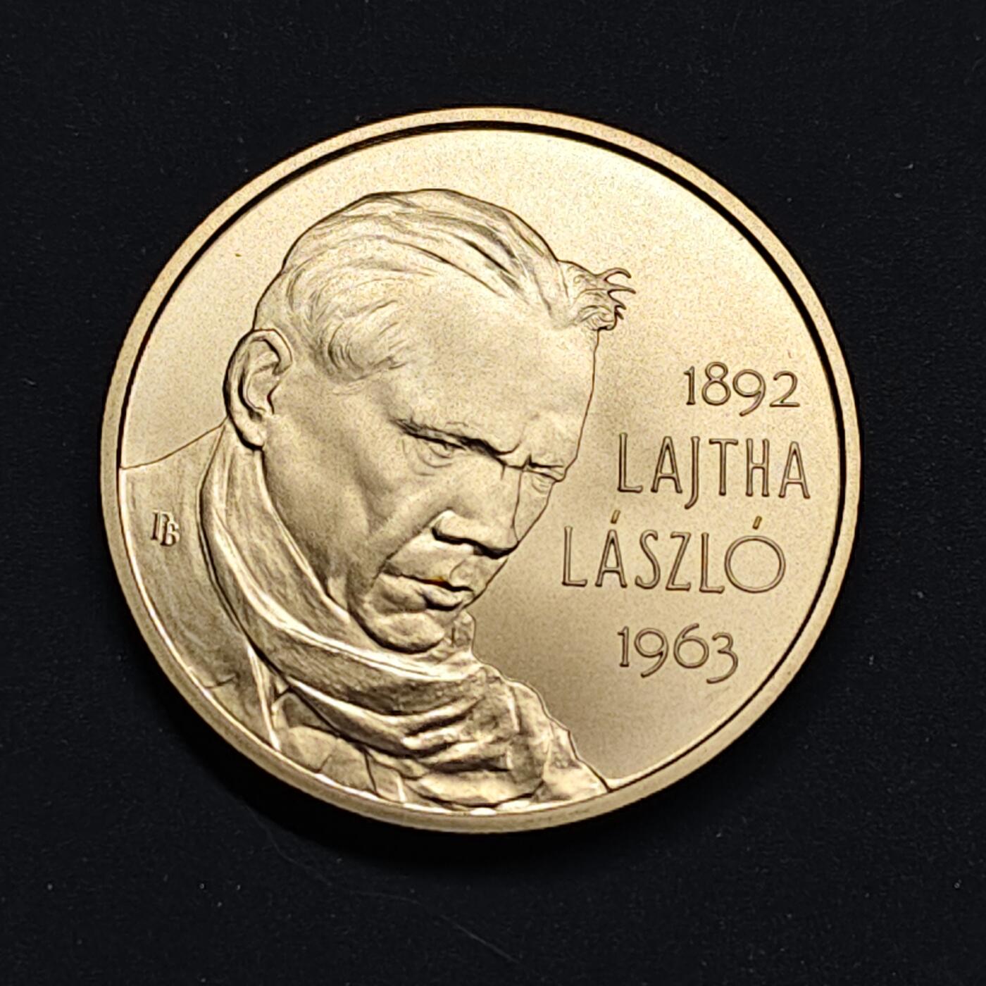 【全场包邮】纯粹捡漏拍517场 【少见】匈牙利2017年2000福林音乐家拉斯洛·莱塔诞辰125周年纪念币-量5000