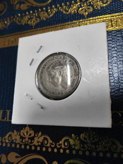 长老汇马年精选第十三场拍卖 - 1948澳大利亚乔治六世1先令绵阳银币，5.65克500银