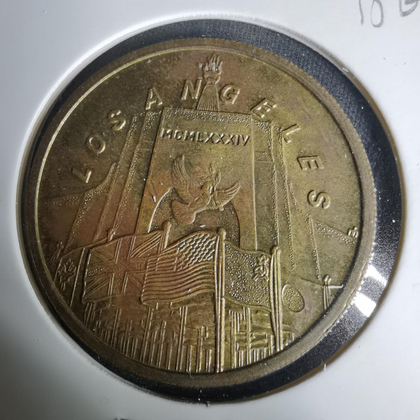 沼泽如烟--第1035场 美国1984年奥运纪念章